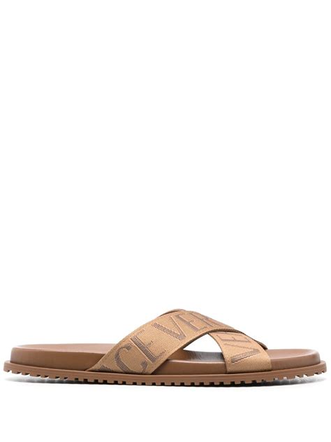 versace allover sandals|versace sandals farfetch.